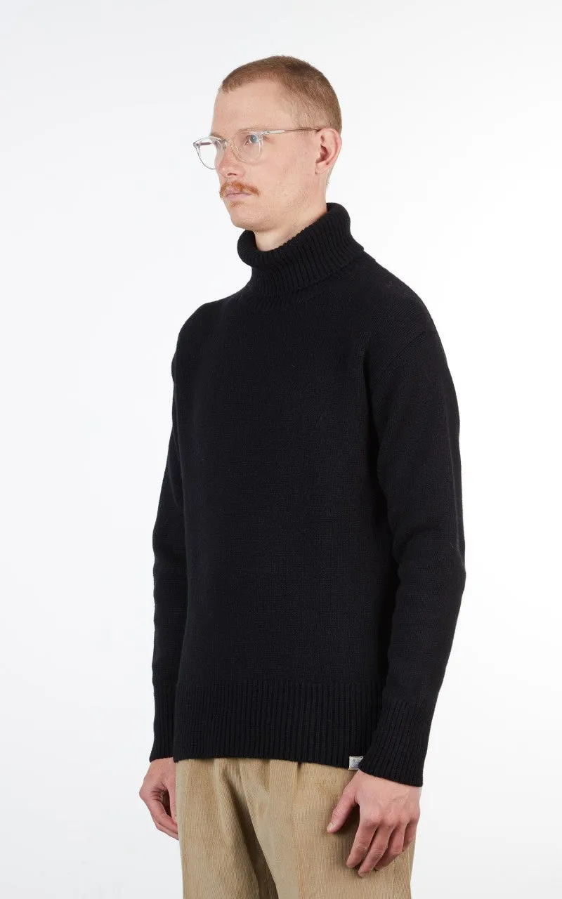 Merz b. Schwanen LOCT01 Roll Neck Pullover Wool Black sold by Cultizm product image thumbnail 3