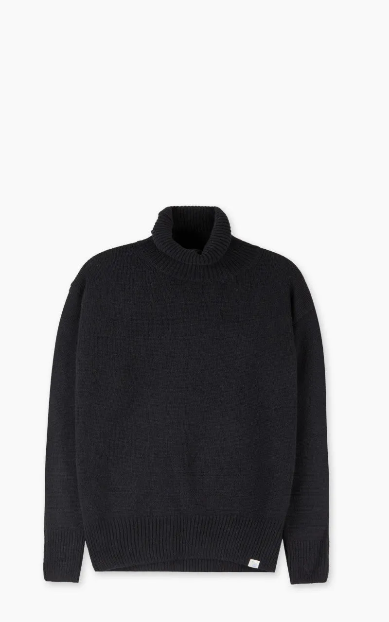Merz b. Schwanen LOCT01 Roll Neck Pullover Wool Black sold by Cultizm