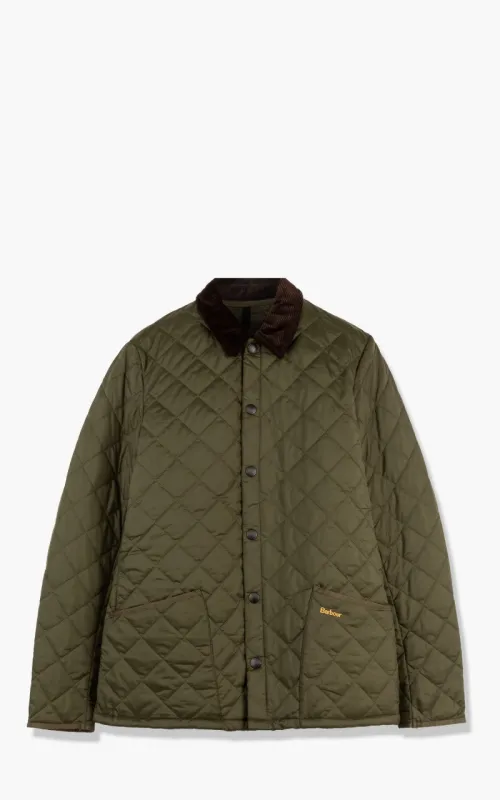 Barbour Quilted Jacket Heritage Liddesdale Olive sold by Cultizm