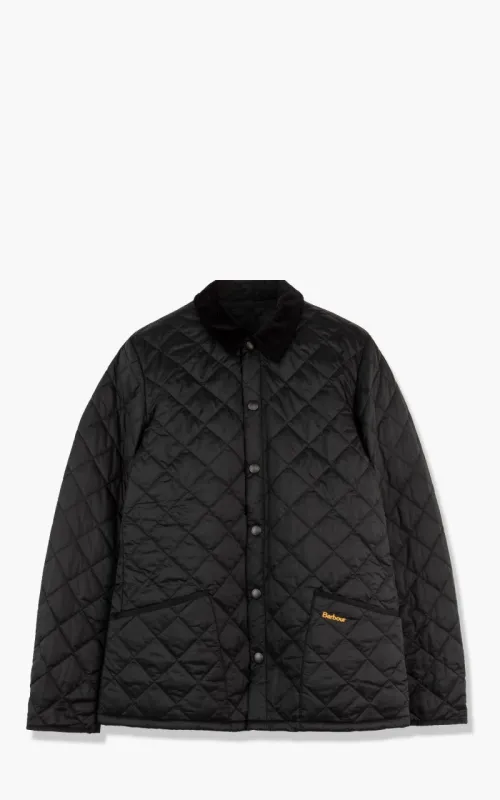 Barbour Quilted Jacket Heritage Liddesdale Black sold by Cultizm