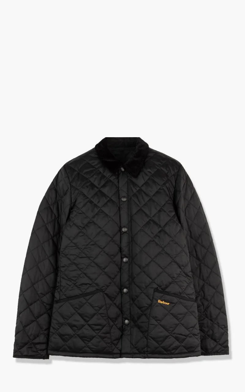 Barbour Quilted Jacket Heritage Liddesdale Black sold by Cultizm