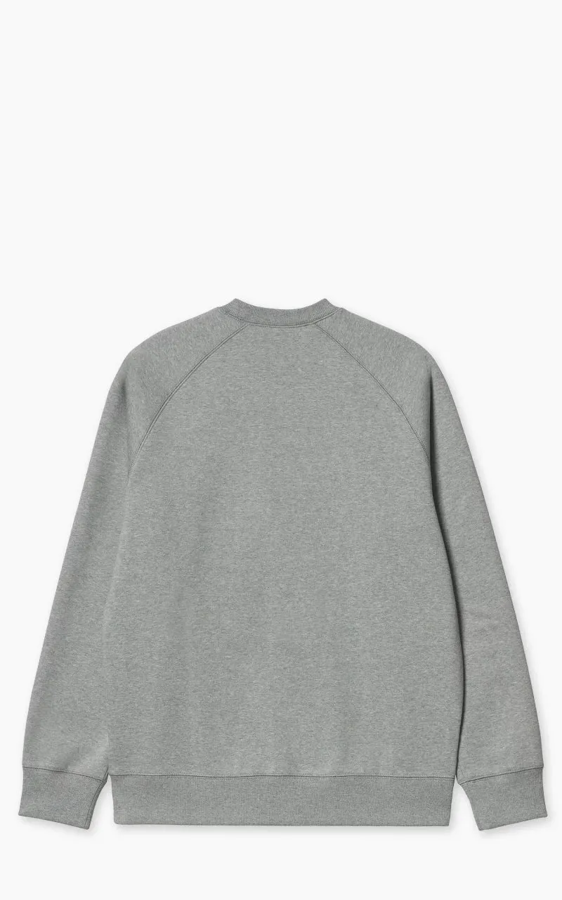 Carhartt WIP Chase Sweatshirt Grey Heather/Gold sold by Cultizm product image thumbnail 3