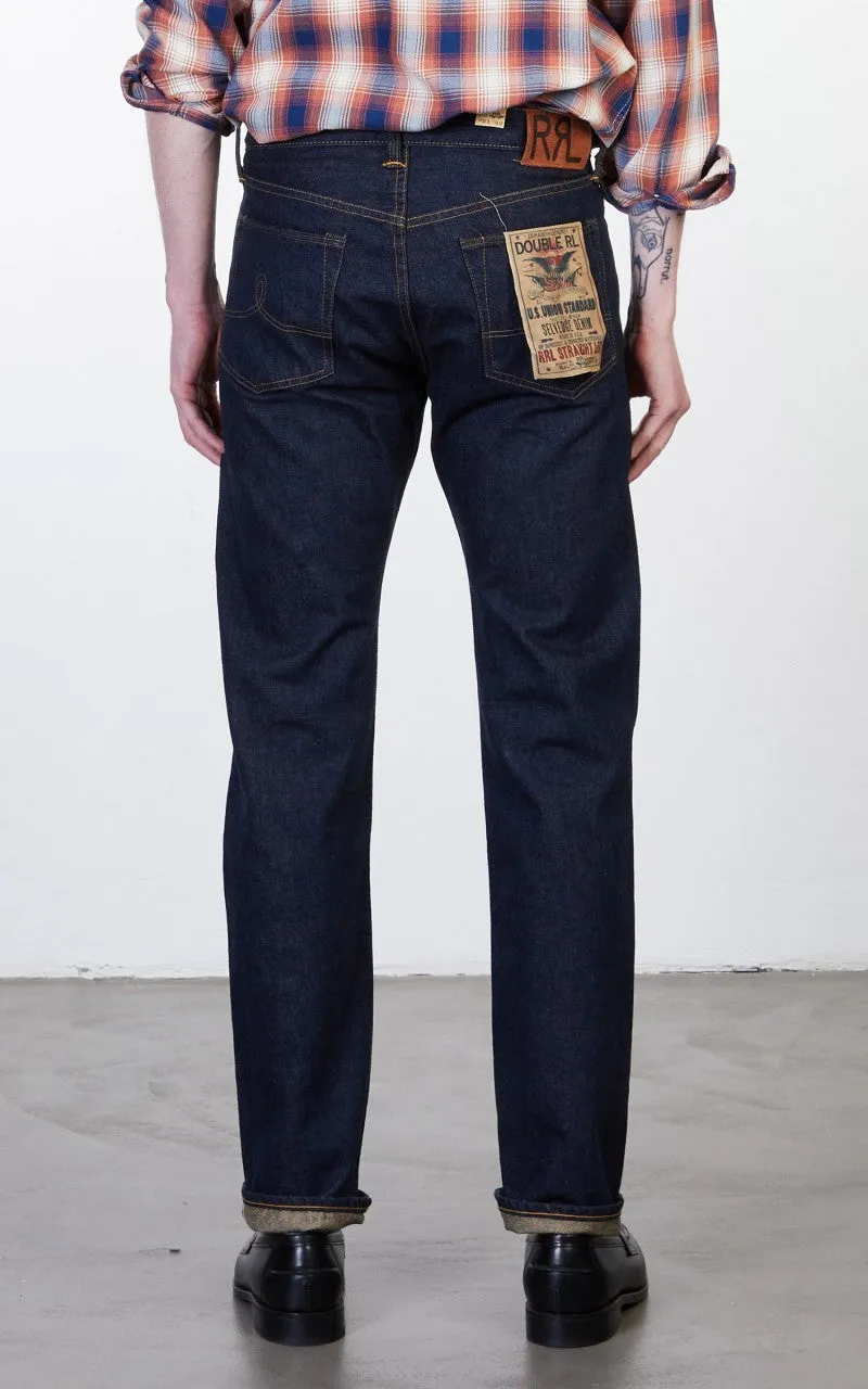 RRL Straight Fit Selvedge Jean One Wash sold by Cultizm product image thumbnail 5