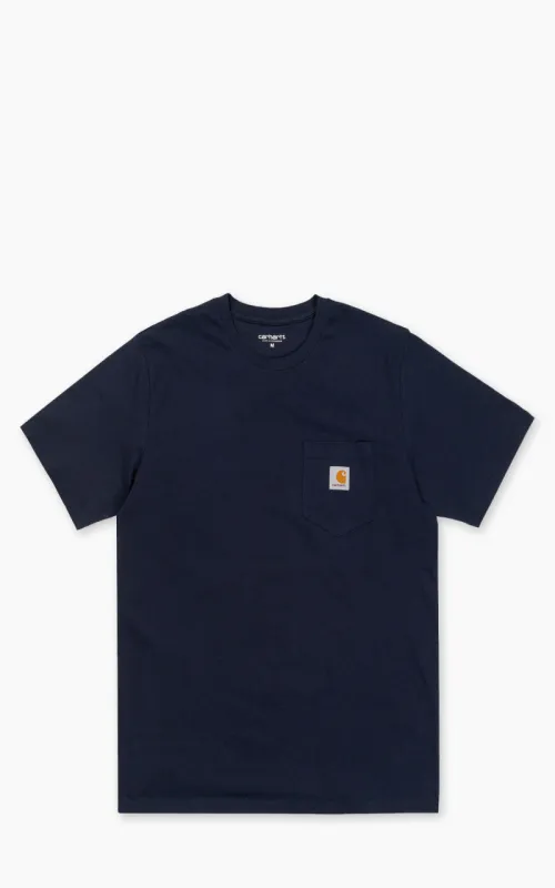 Carhartt WIP S/S Pocket T-Shirt Dark Navy sold by Cultizm
