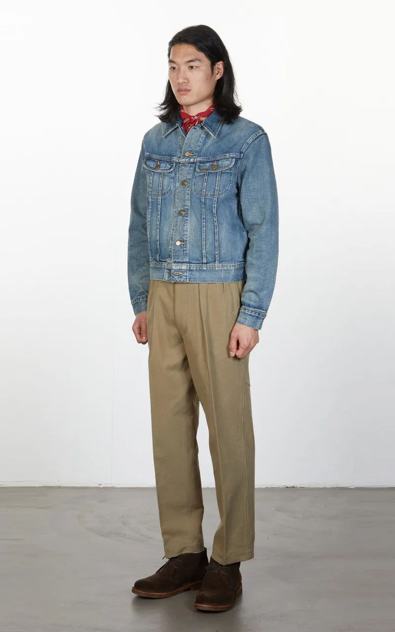RRL Lot 271 Denim Trucker Jacket Leeland Wash sold by Cultizm product image thumbnail 5