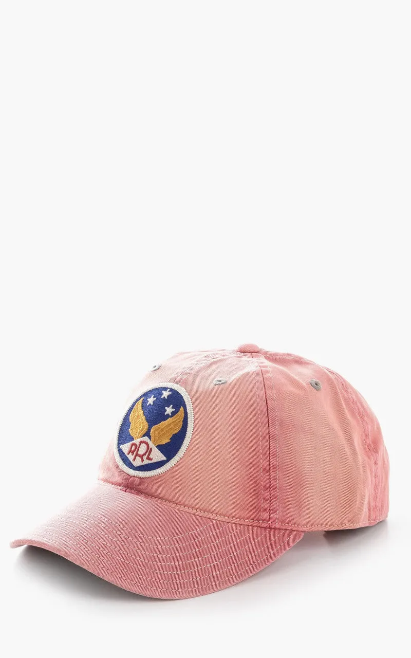 RRL Winged-Logo Baseball Cap Garment-Dyed Faded Red sold by Cultizm product image thumbnail 4