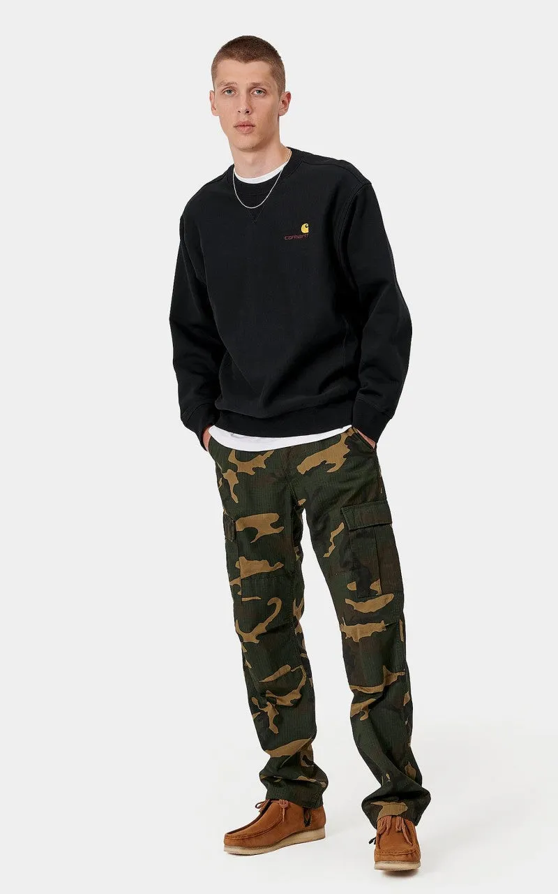 Carhartt WIP American Script Sweatshirt Black sold by Cultizm product image thumbnail 4