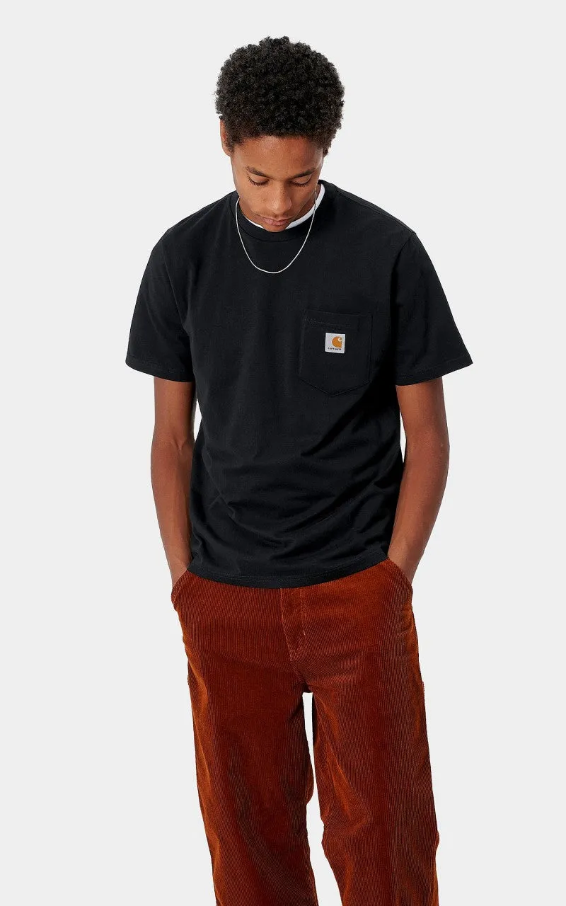 Carhartt WIP S/S Pocket T-Shirt Black sold by Cultizm product image thumbnail 2
