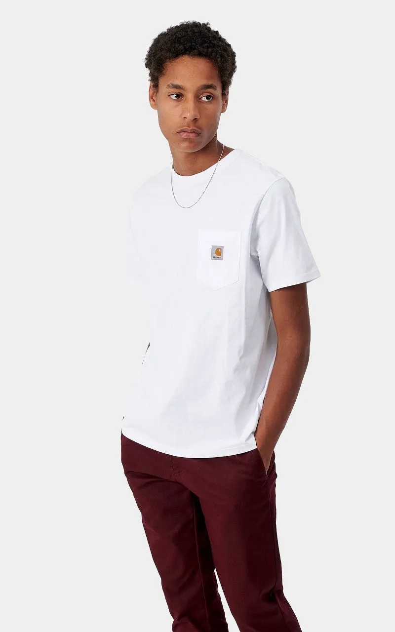 Carhartt WIP S/S Pocket T-Shirt White sold by Cultizm product image thumbnail 2
