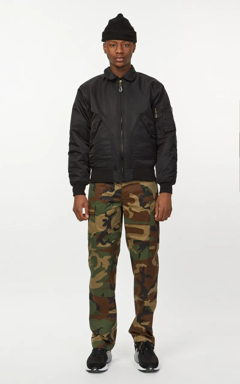 Military Surplus CWU US Flight Jacket Black sold by Cultizm product image thumbnail 3