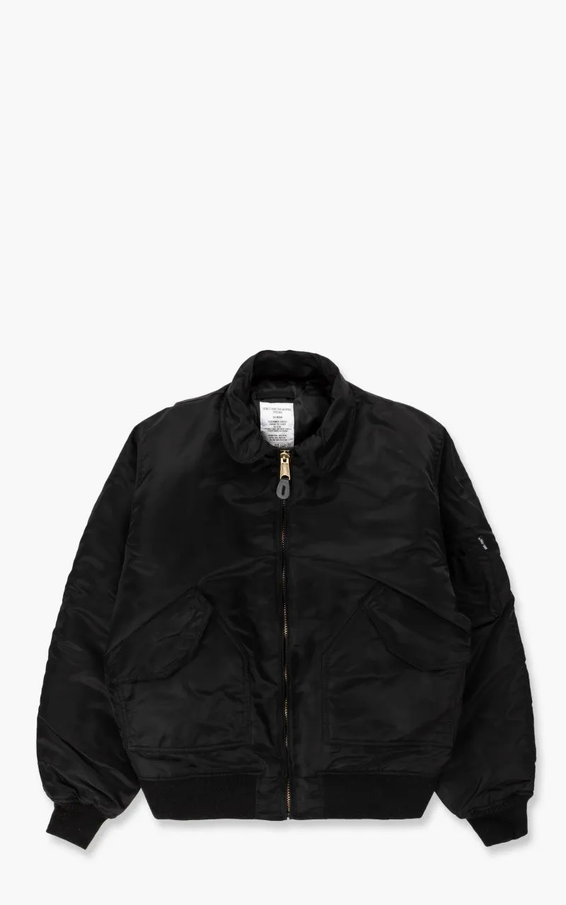 Military Surplus CWU US Flight Jacket Black sold by Cultizm