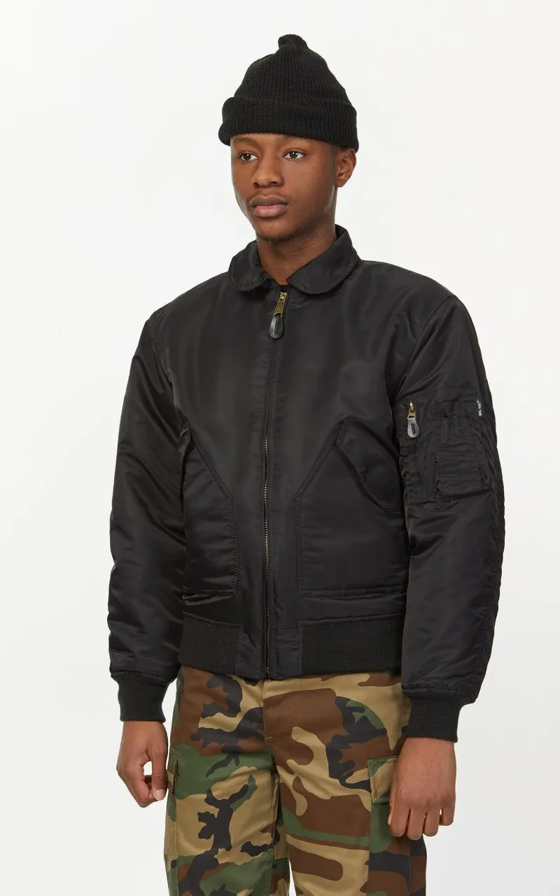 Military Surplus CWU US Flight Jacket Black sold by Cultizm product image thumbnail 2