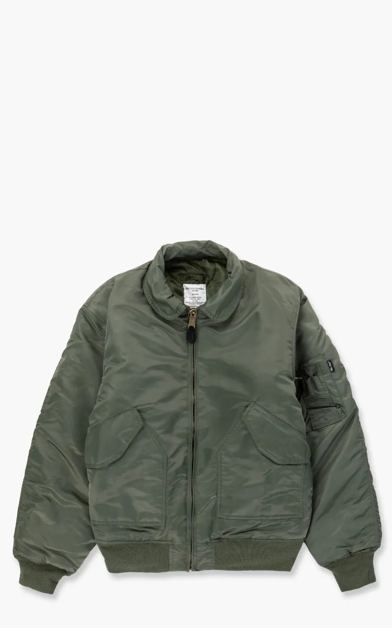 Military Surplus CWU US Flight Jacket Olive sold by Cultizm