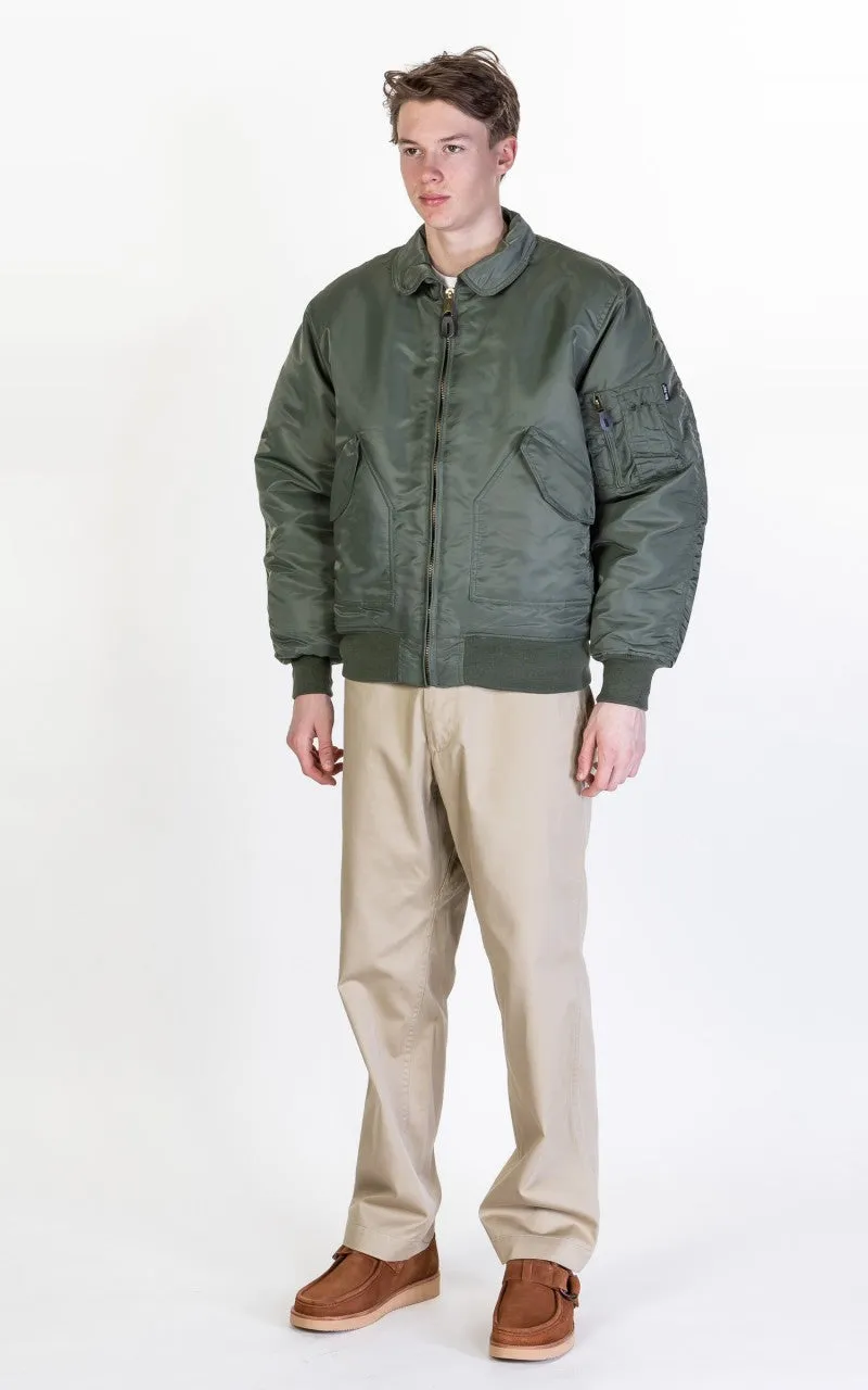 Military Surplus CWU US Flight Jacket Olive sold by Cultizm product image thumbnail 5