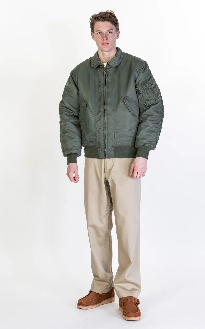 Military Surplus CWU US Flight Jacket Olive sold by Cultizm product image thumbnail 4