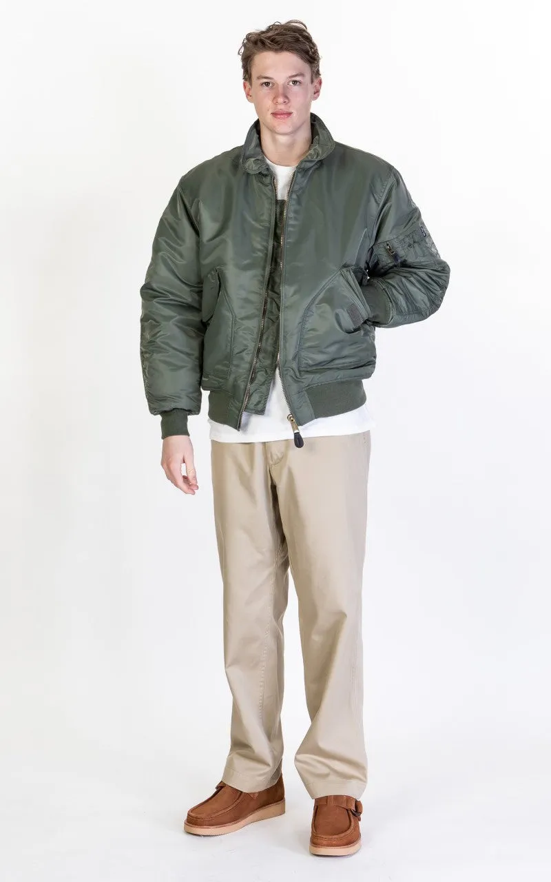 Military Surplus CWU US Flight Jacket Olive sold by Cultizm product image thumbnail 3