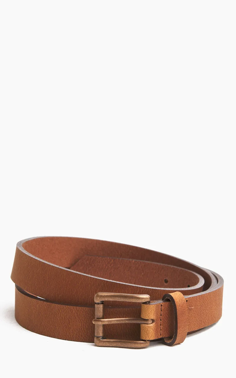 Naked & Famous Denim Buffalo Belt Leather Tan sold by Cultizm