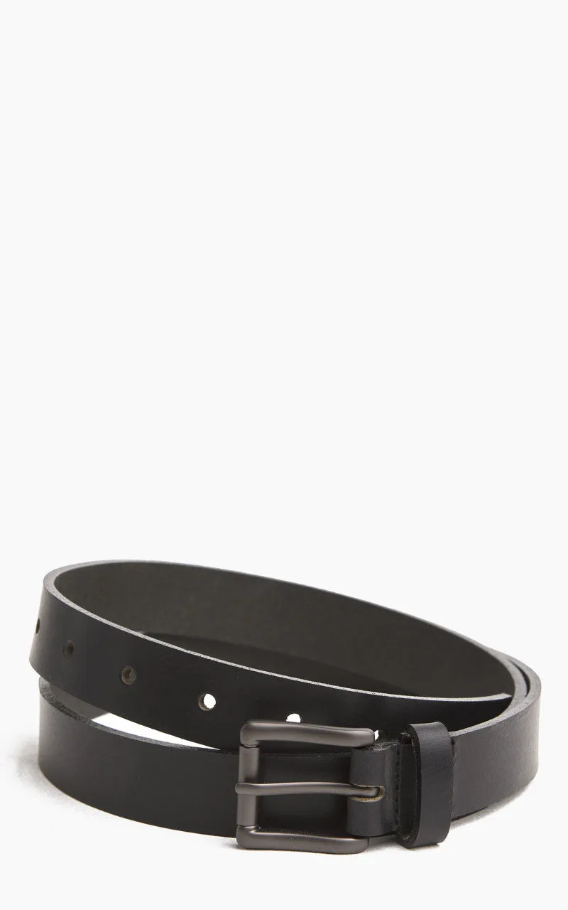 Naked & Famous Denim Buffalo Belt Leather Black sold by Cultizm