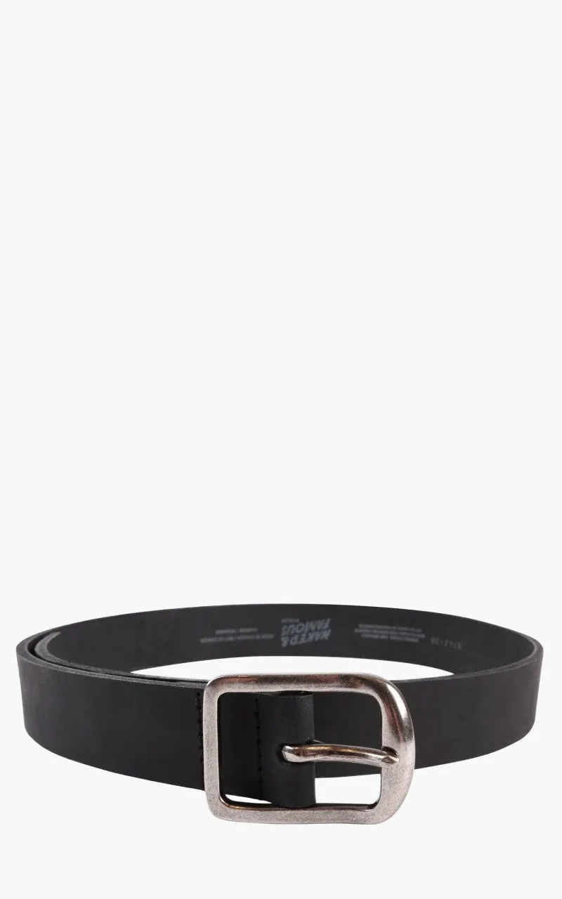 Naked & Famous Denim Thick Belt Bovine Leather 7mm Black sold by Cultizm product image thumbnail 4