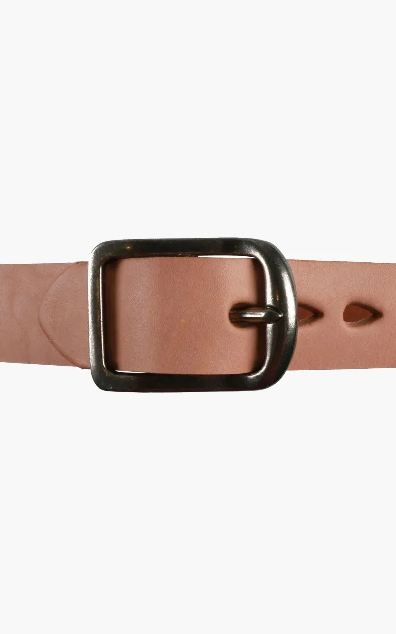Naked & Famous Denim Thick Belt Bovine Leather 7mm Natural Tan sold by Cultizm product image thumbnail 5