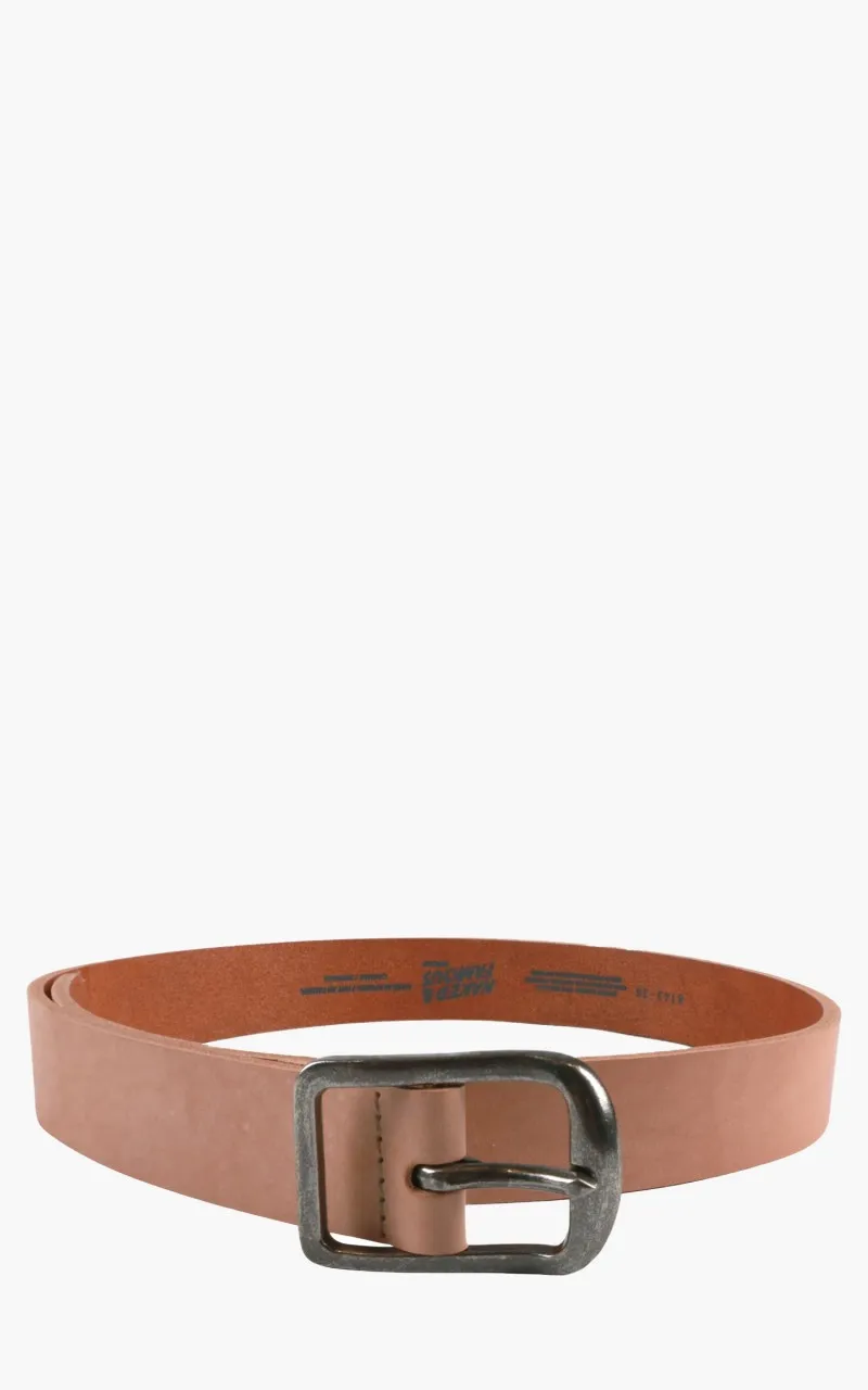 Naked & Famous Denim Thick Belt Bovine Leather 7mm Natural Tan sold by Cultizm product image thumbnail 4