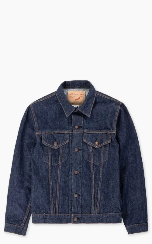 Orslow 60s Type 3 Denim Jacket One Wash Indigo sold by Cultizm