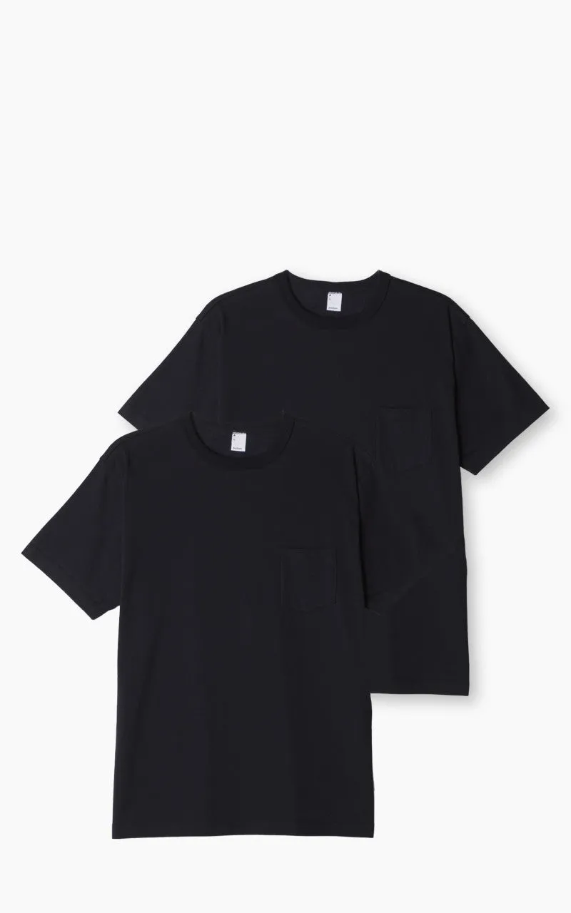 3sixteen Pima Pocket T-Shirt 2 Pack Black sold by Cultizm