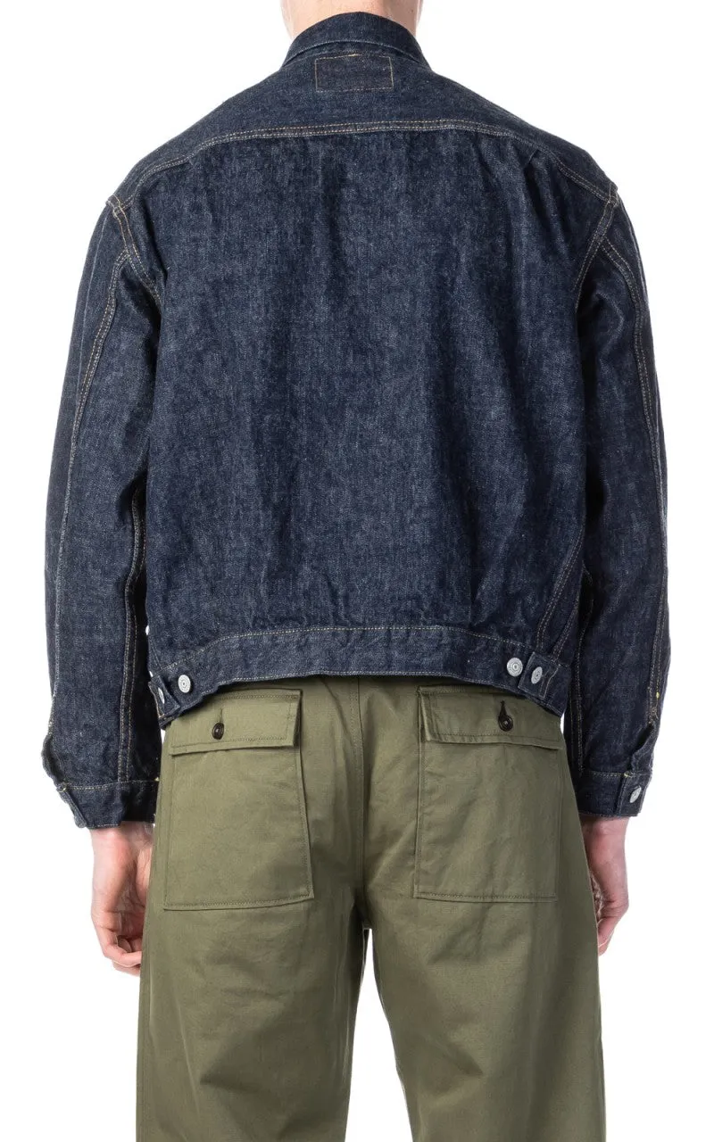 OrSlow 50s Type 2 Denim Jacket One Wash Indigo sold by Cultizm product image thumbnail 5