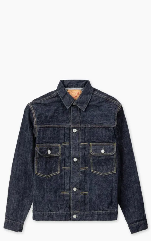 Orslow 50s Type 2 Denim Jacket One Wash Indigo sold by Cultizm