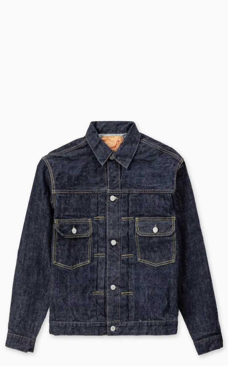 OrSlow 50s Type 2 Denim Jacket One Wash Indigo sold by Cultizm