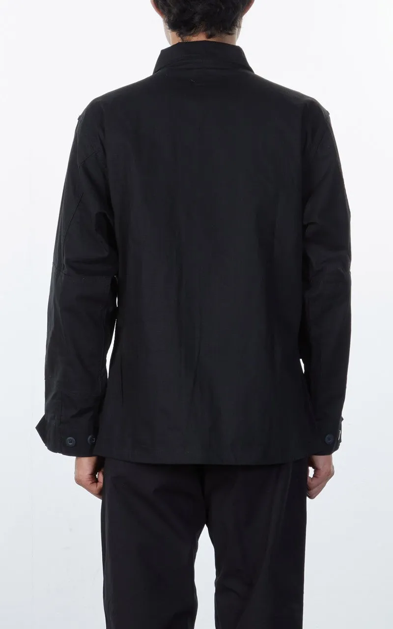 Military Surplus US BDU Field Jacket Ripstop Black sold by Cultizm product image thumbnail 5