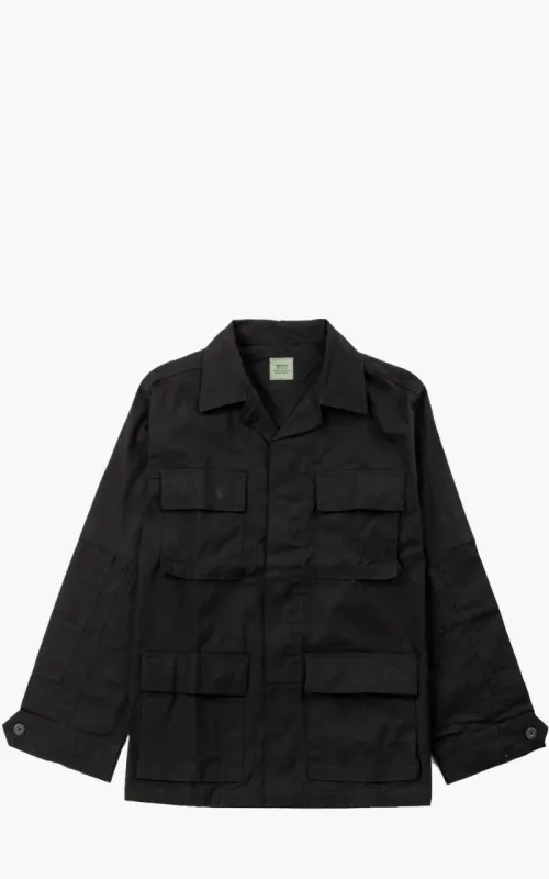 Military Surplus US BDU Field Jacket Ripstop Black sold by Cultizm