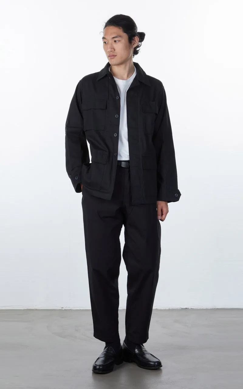 Military Surplus US BDU Field Jacket Ripstop Black sold by Cultizm product image thumbnail 3