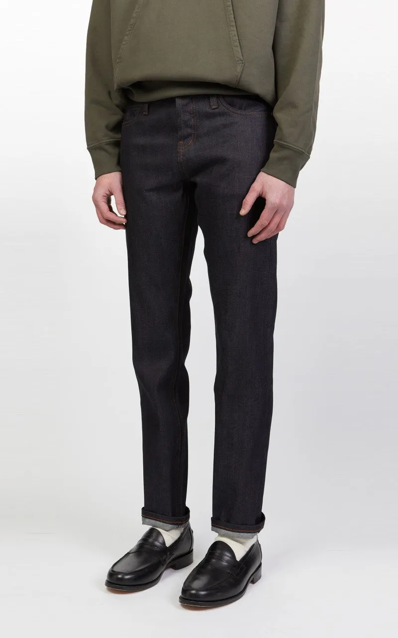 The Unbranded Brand UB122 Skinny Fit Stretch Selvedge Indigo 11oz sold by Cultizm product image thumbnail 4