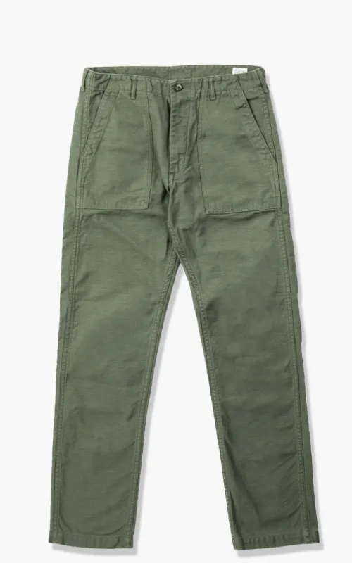 Orslow US Army Fatigue Pants Slim Green sold by Cultizm