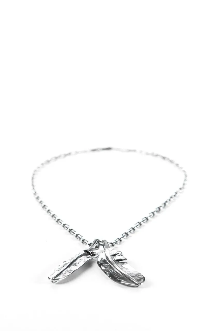 North Works N-532 Necklace 925 Silver Two Feathers sold by Cultizm product image thumbnail 4