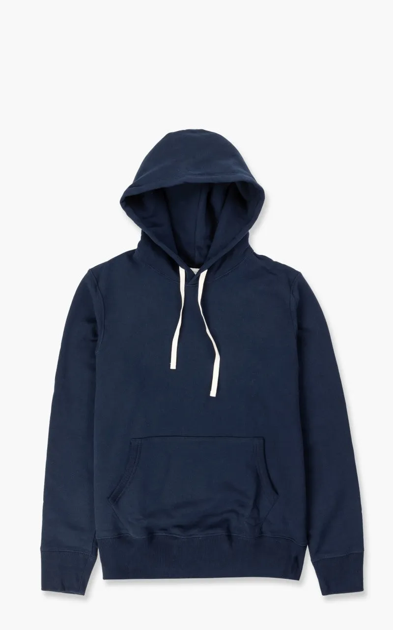 Merz b. Schwanen 382 Hooded Sweater Ink Blue sold by Cultizm