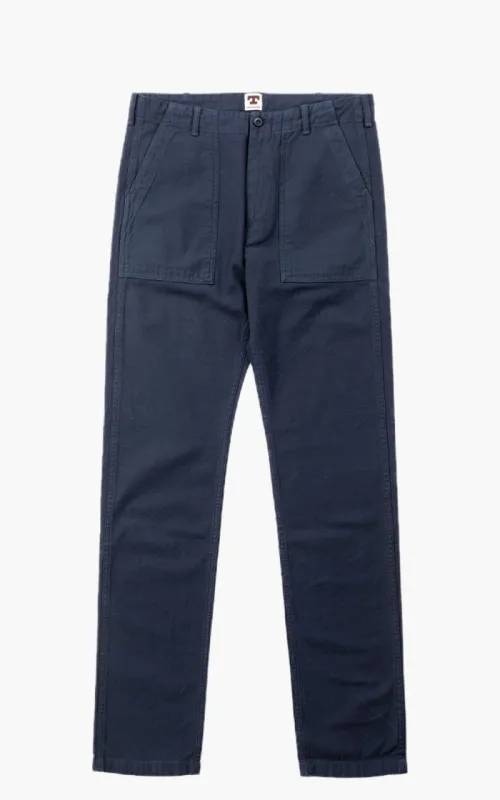 Tellason Fatigue Pant Tapered Sateen Navy sold by Cultizm