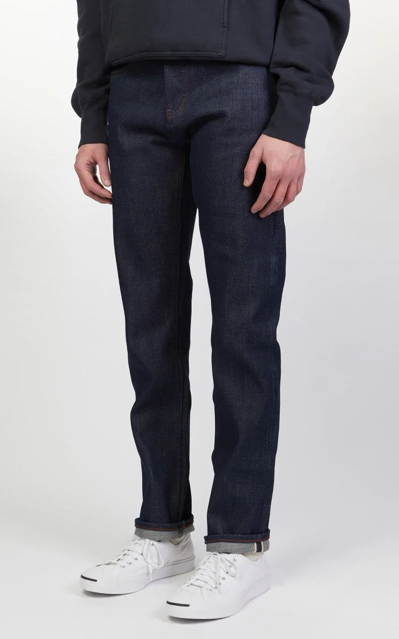 The Unbranded Brand UB221 Tapered Fit Heavyweight Selvedge Indigo 21oz sold by Cultizm product image thumbnail 4