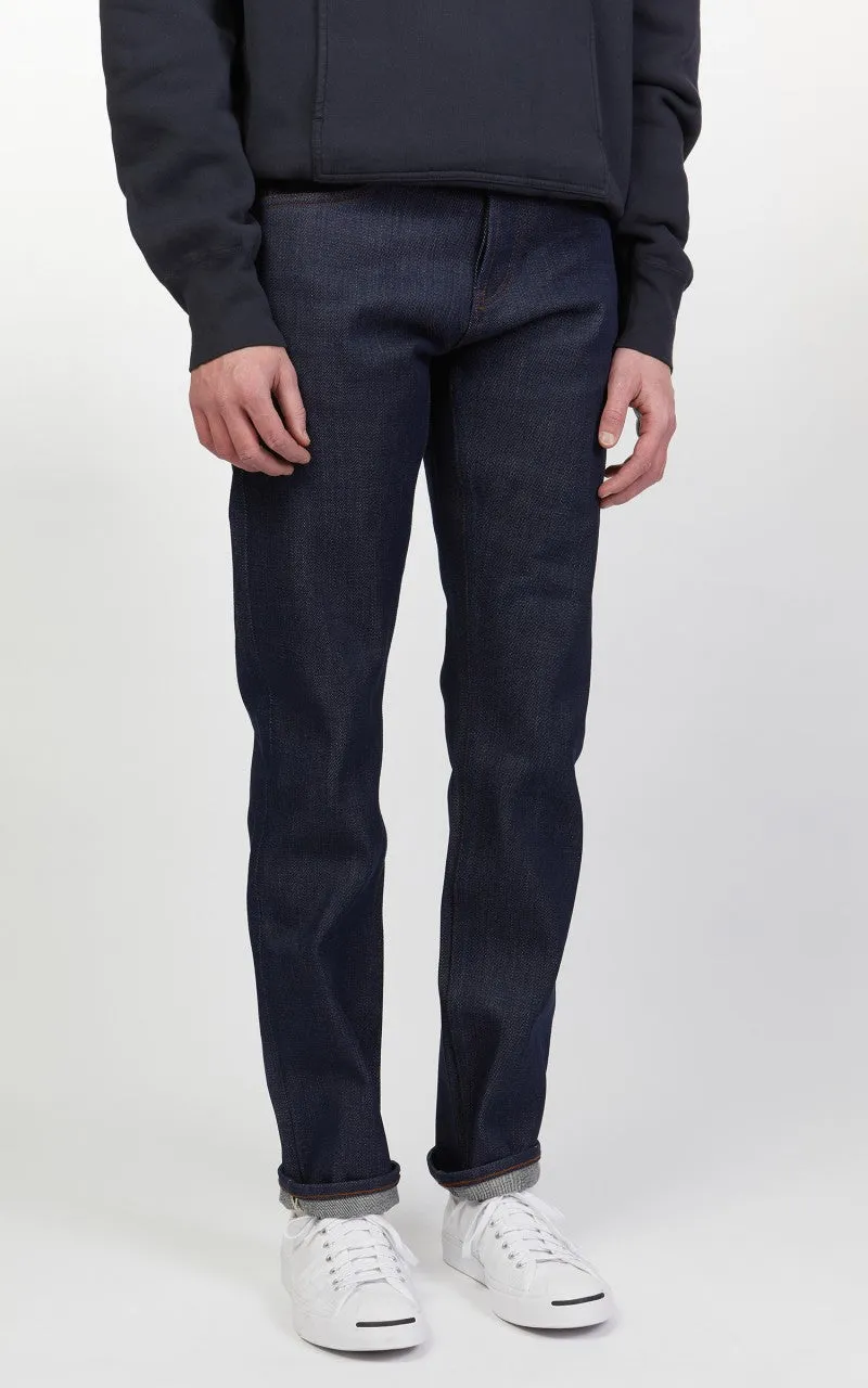 The Unbranded Brand UB221 Tapered Fit Heavyweight Selvedge Indigo 21oz sold by Cultizm product image thumbnail 5