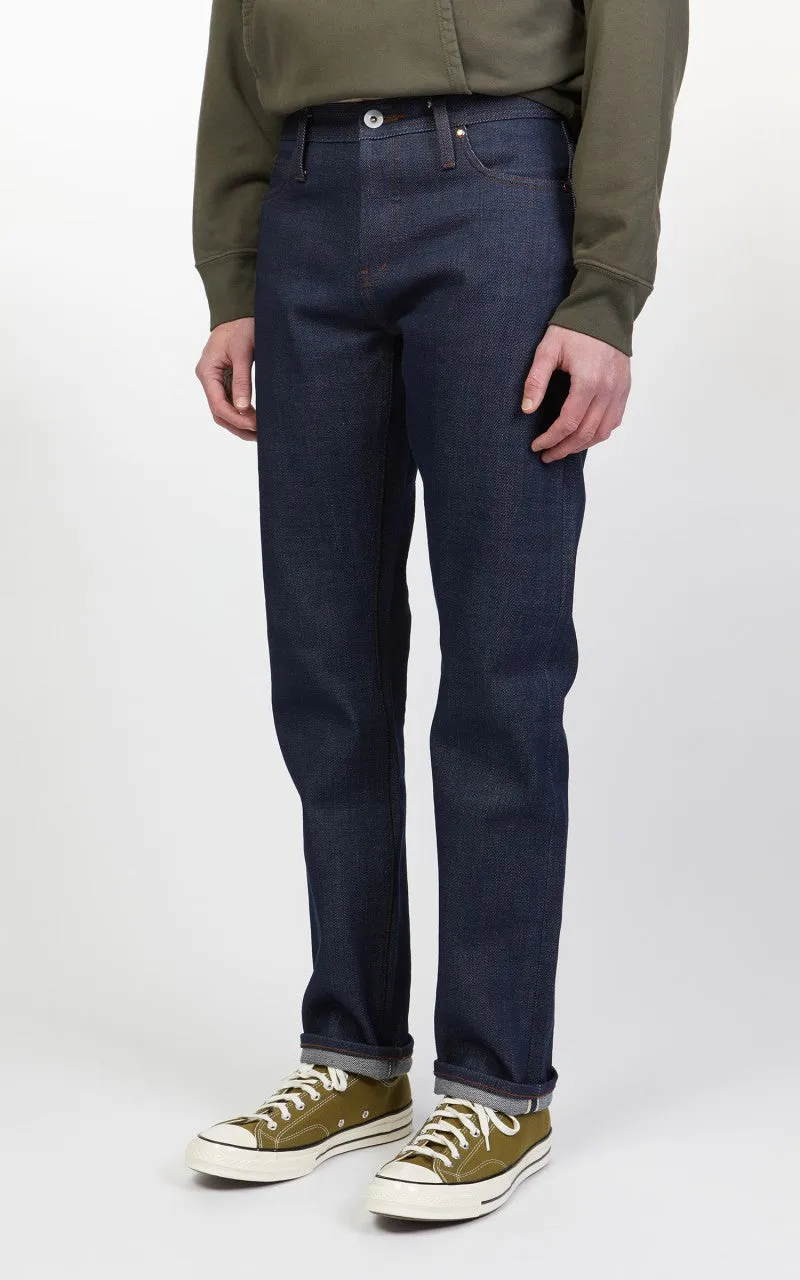 The Unbranded Brand UB121 Skinny Fit Heavyweight Selvedge Indigo 21oz sold by Cultizm product image thumbnail 5