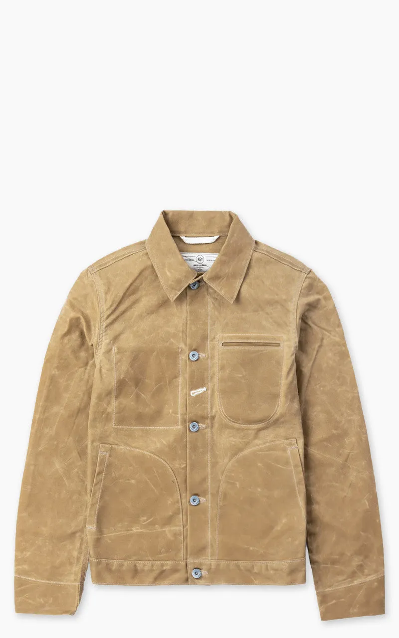 Rogue Territory Supply Jacket Waxed Canvas Ridgeline Tan sold by Cultizm