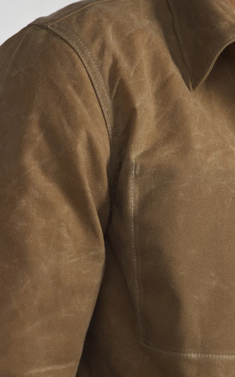 Rogue Territory Supply Jacket Waxed Canvas Ridgeline Tan sold by Cultizm product image thumbnail 5