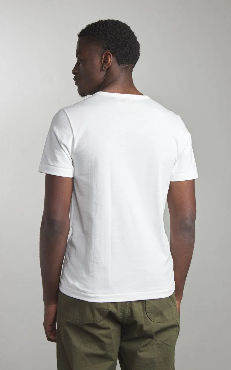 Merz b. Schwanen 215 Heavyweight Crew Neck Tee White sold by Cultizm product image thumbnail 5
