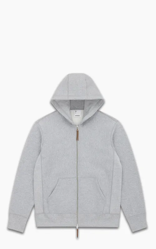 3sixteen Heavyweight Zip Hoody Grey made by Cultizm