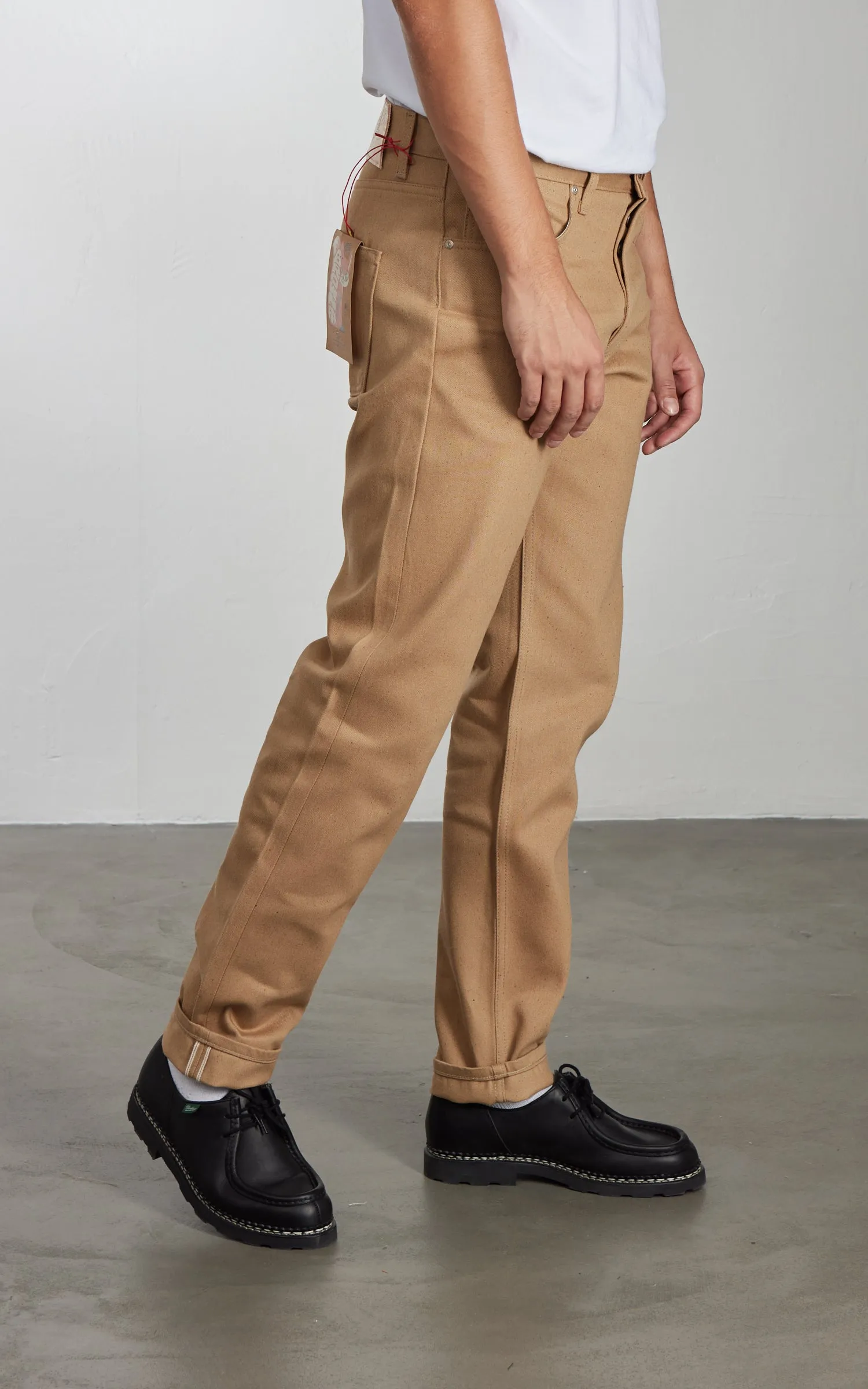 Naked & Famous Denim Easy Guy Brown Fox Selvedge Brown 13oz sold by Cultizm product image thumbnail 5