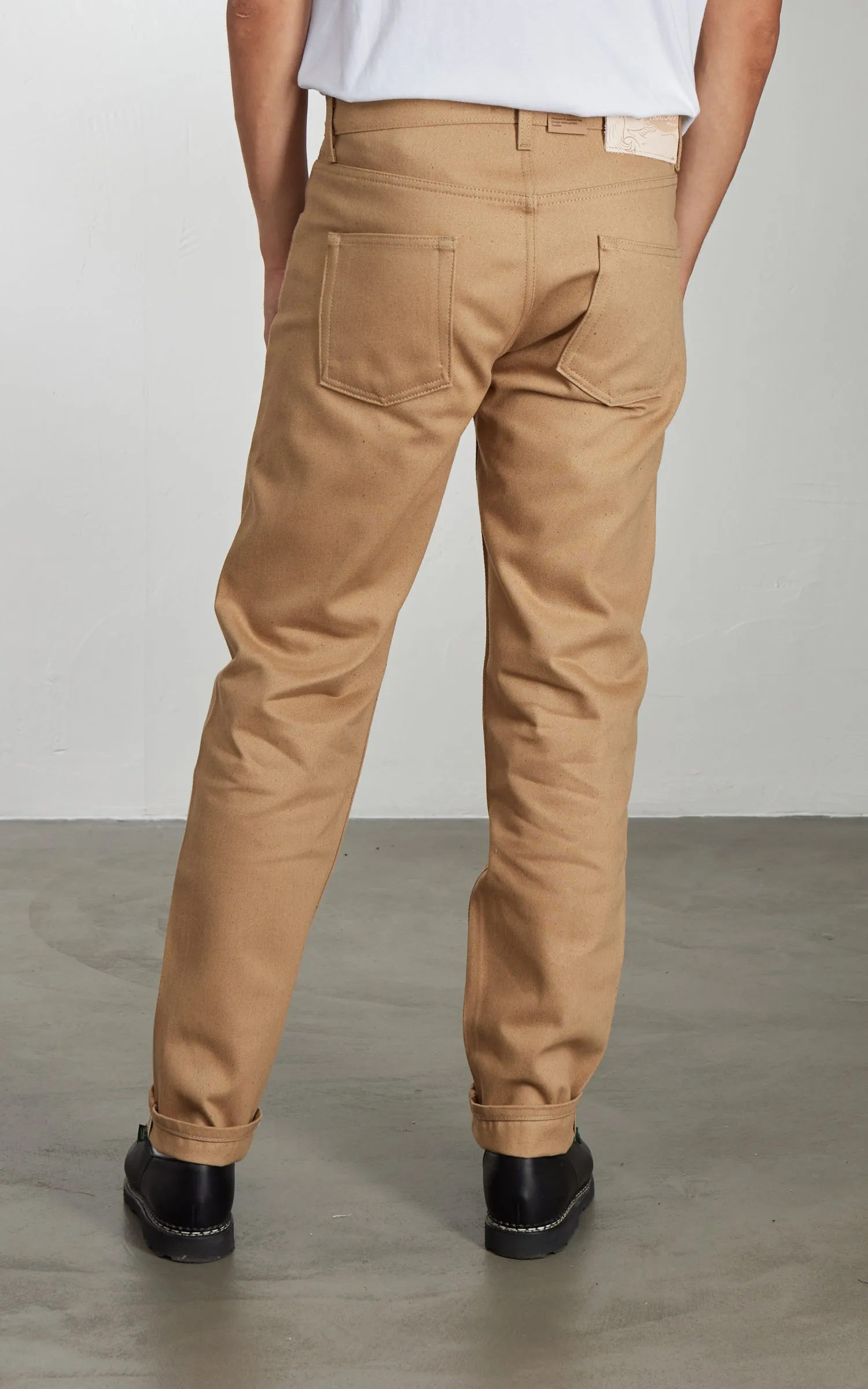 Naked & Famous Denim Easy Guy Brown Fox Selvedge Brown 13oz sold by Cultizm product image thumbnail 4