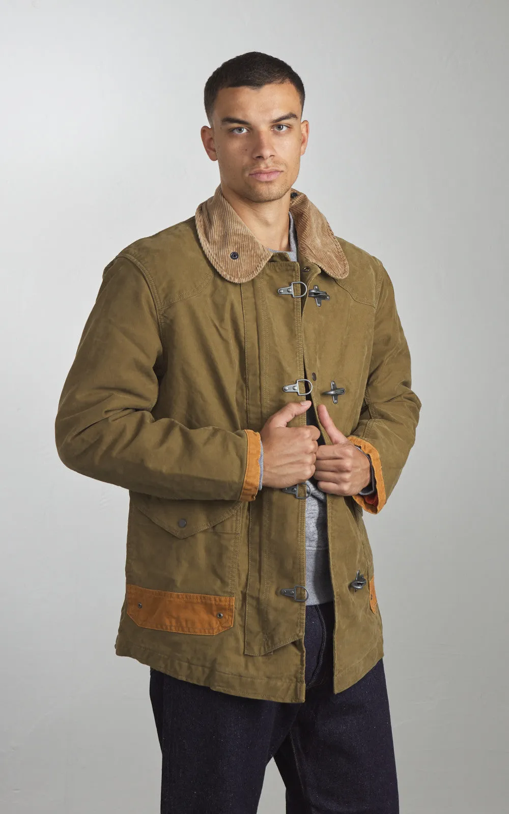 Chesapeake's Jungle Cloth Bedford Fireman Jacket Khaki Green sold by Cultizm product image thumbnail 5