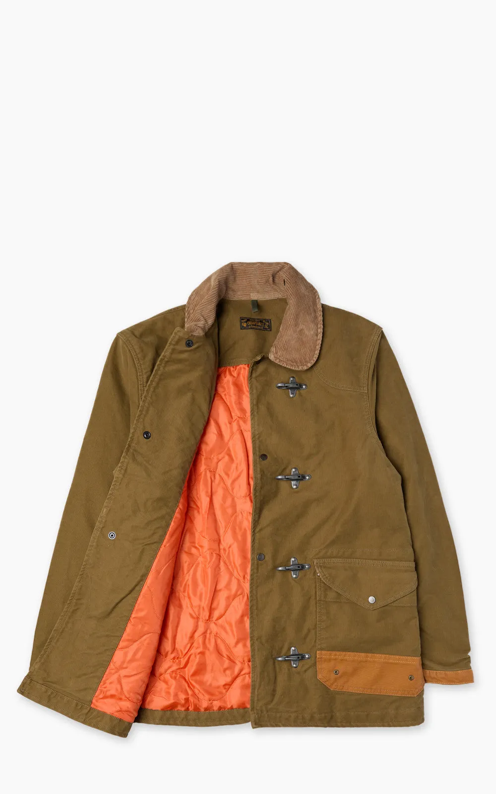 Chesapeake's Jungle Cloth Bedford Fireman Jacket Khaki Green sold by Cultizm product image thumbnail 3