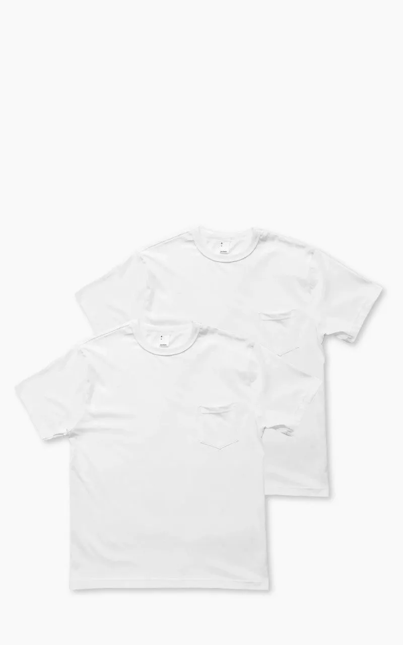 3sixteen Pima Pocket T-Shirt 2 Pack White sold by Cultizm